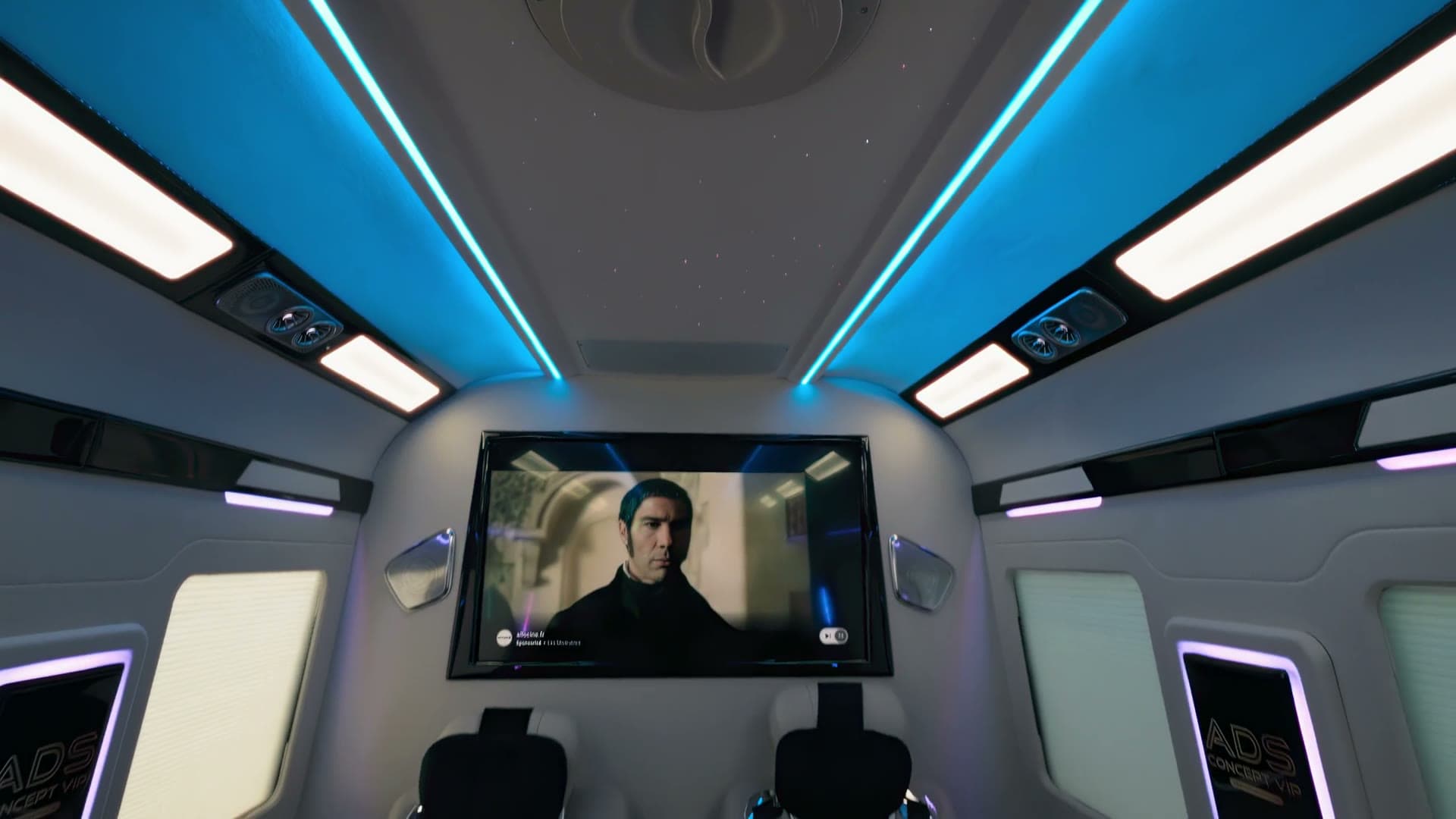 Mercedes Sprinter VIP L3H2 noir, film de présentation